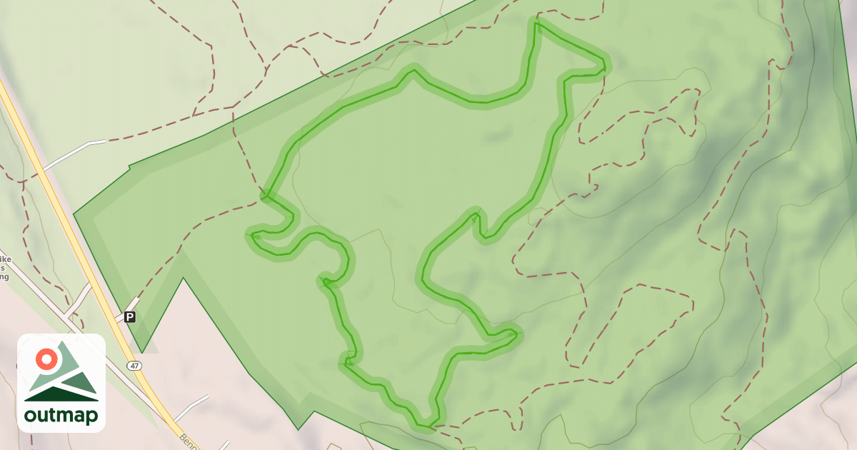 Map of Putnam Loop Trail