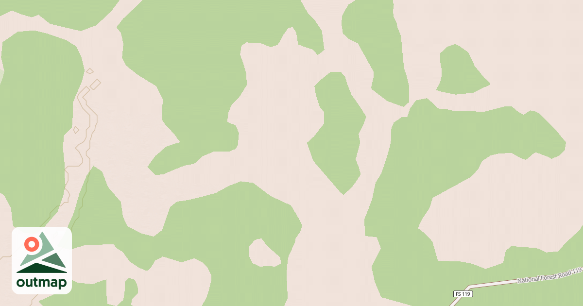 Map of USFS Motor Vehicle Use Map Roads {1BA859B4-627B-4F39-8408-2CC0346E573F}