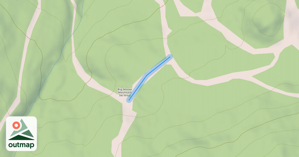Map of Carry Brook