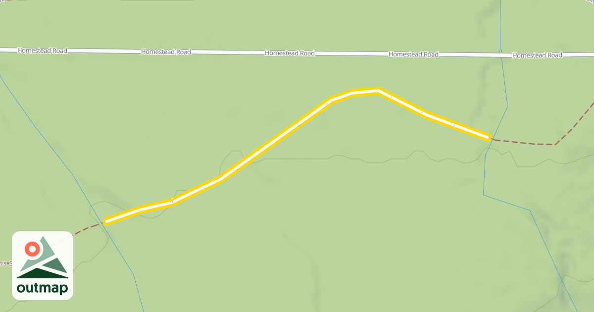 Map of North Shore Mountains Ski Trail