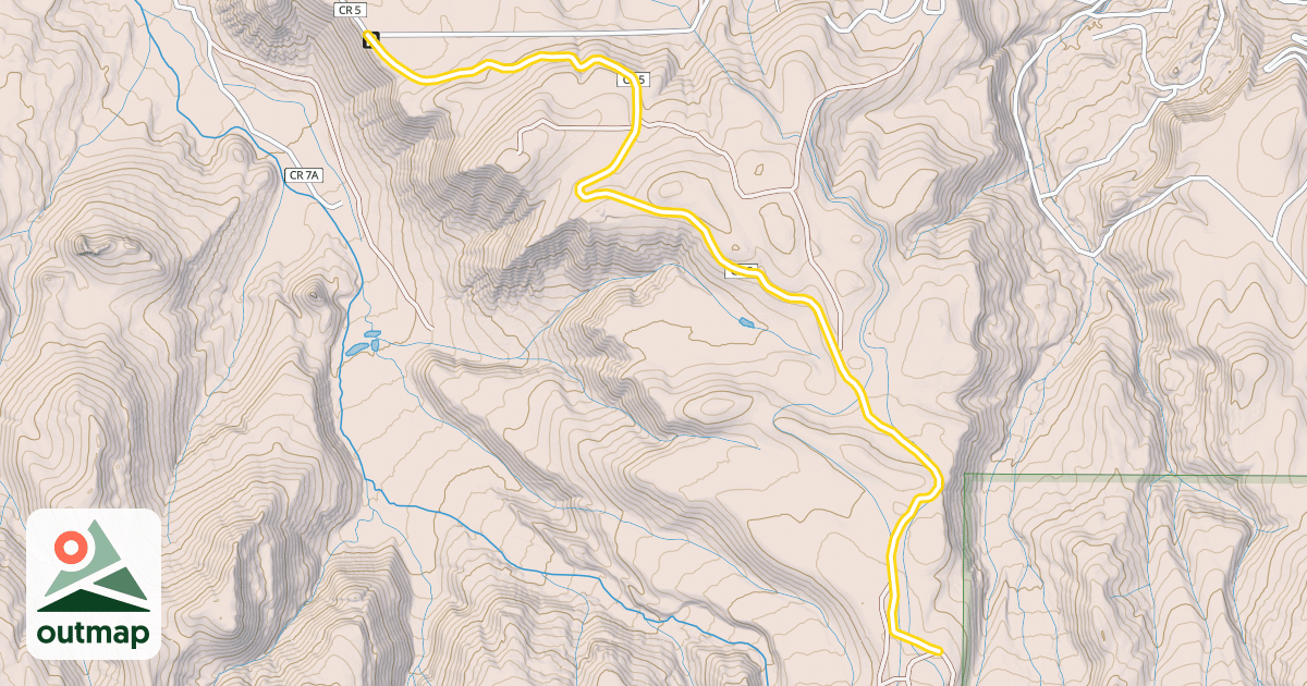 Map of Miller Mesa Nordic