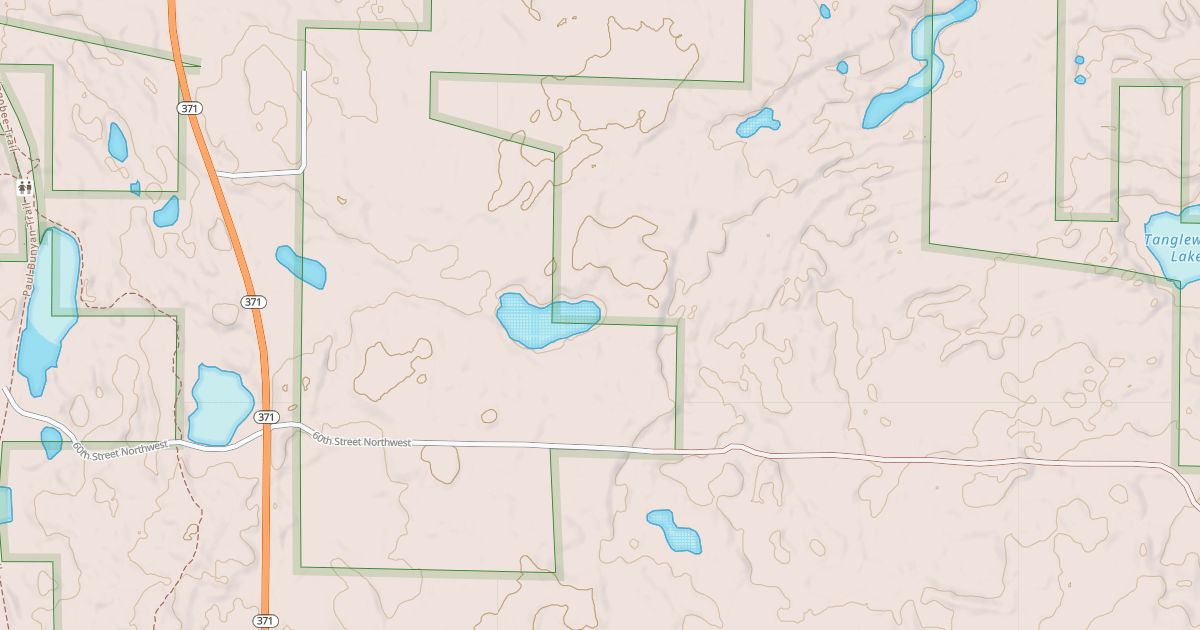 Map preview of Chippewa "C" Gia Snomobile Tra