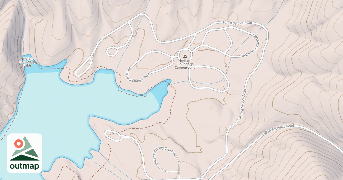 Map of INDIAN BOUNDARY