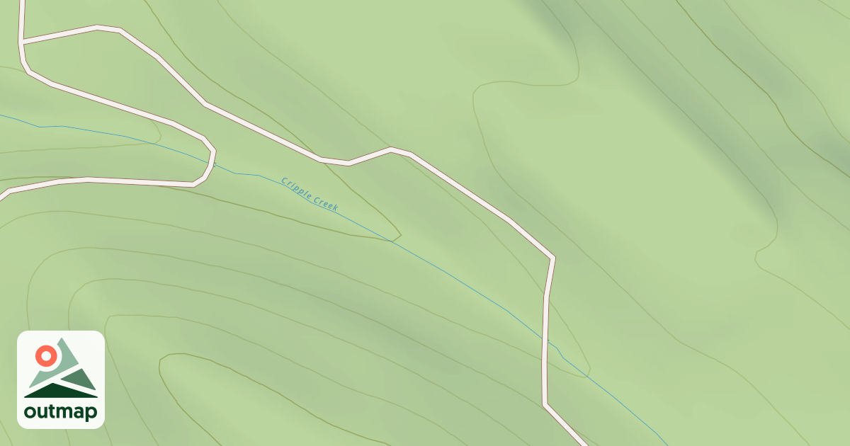 Map of DICKEY RIDGE A