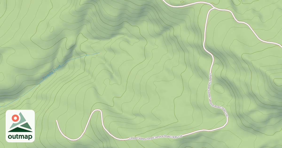 Map of USFS National Forest System Roads {F408806B-F658-4036-8B45-2DB730C74ECA}