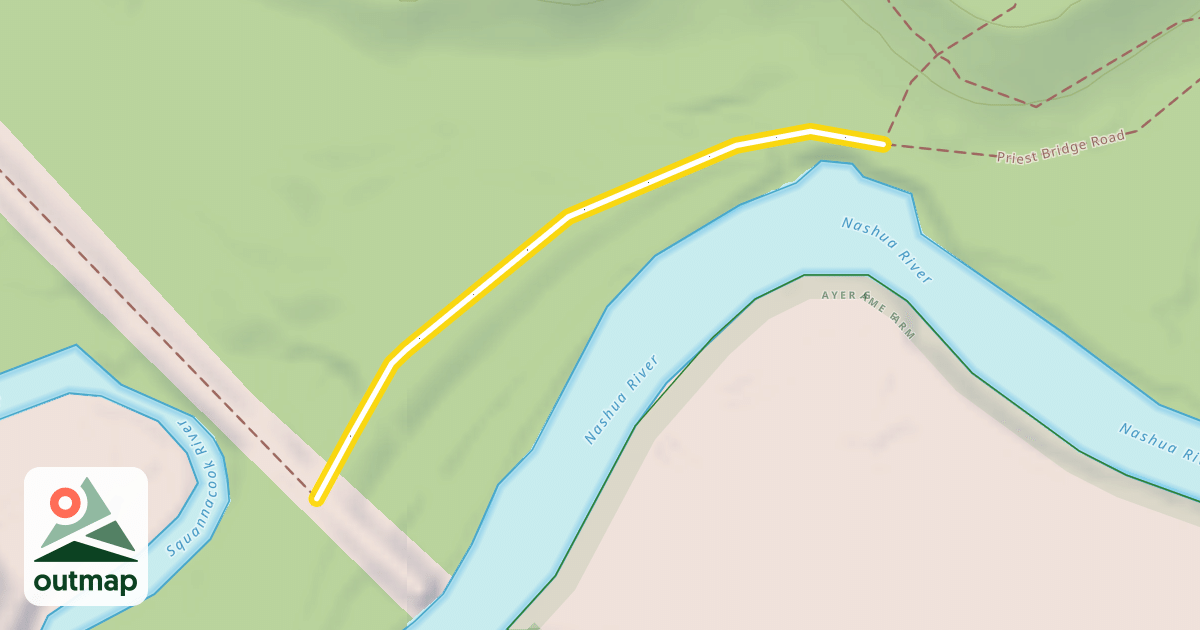 Map of Priest Bridge Road