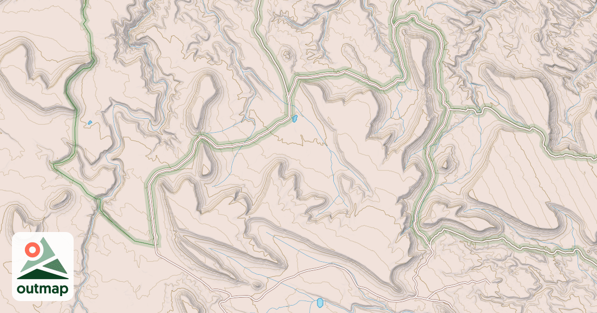 Map of BLM National GTLF Public Motorized Roads 10f2aca1-d428-45dc-99c1-01609b3efb92