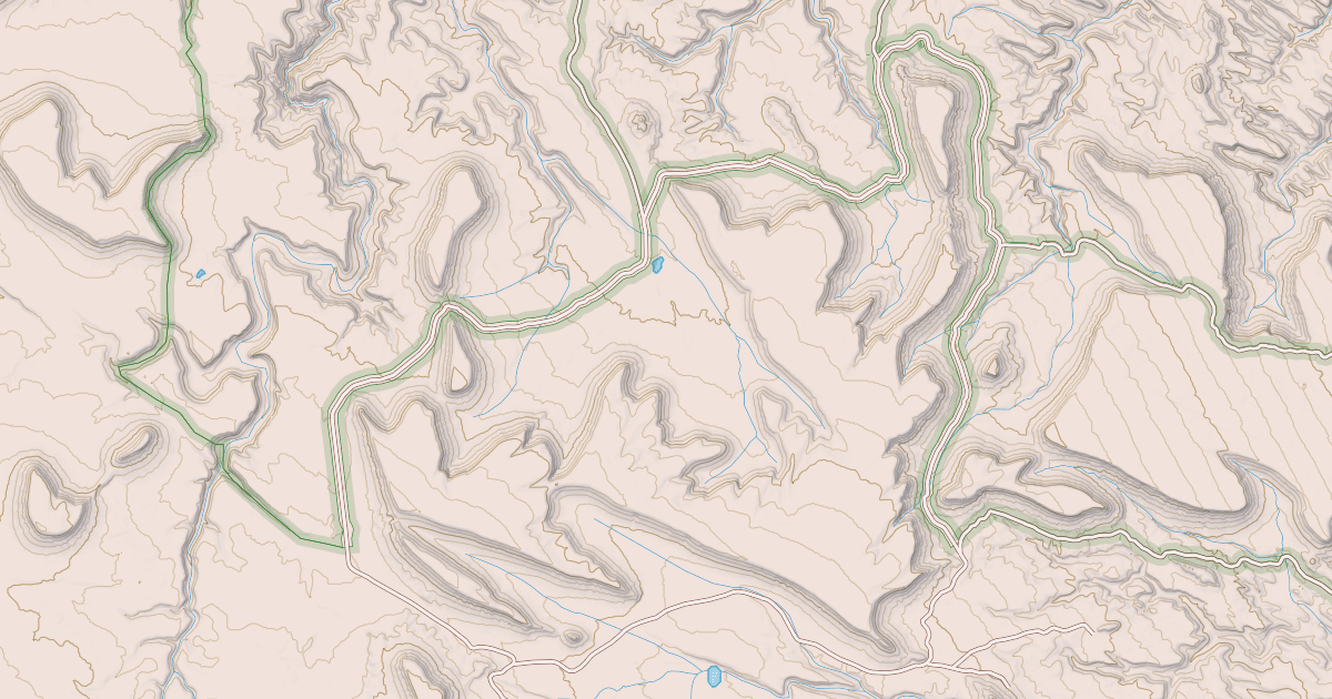 Map preview of BLM National GTLF Public Motorized Roads 10f2aca1-d428-45dc-99c1-01609b3efb92