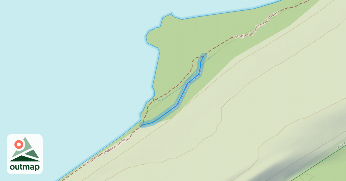 Map of Single de la Mare Goriaux
