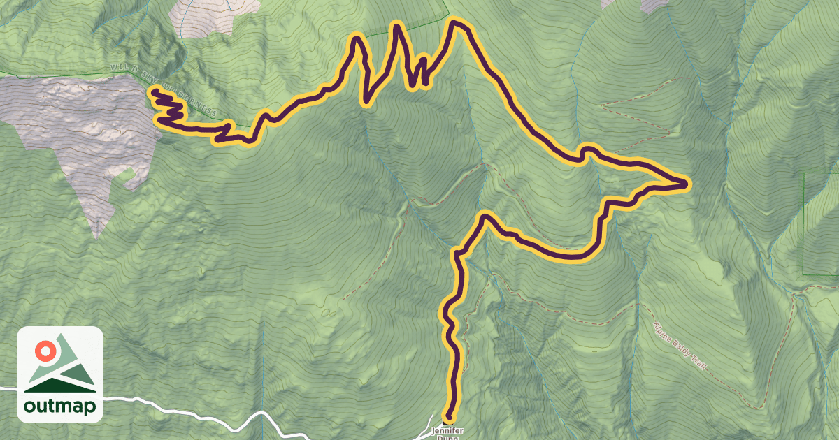 Map of Beckler Peak Trail