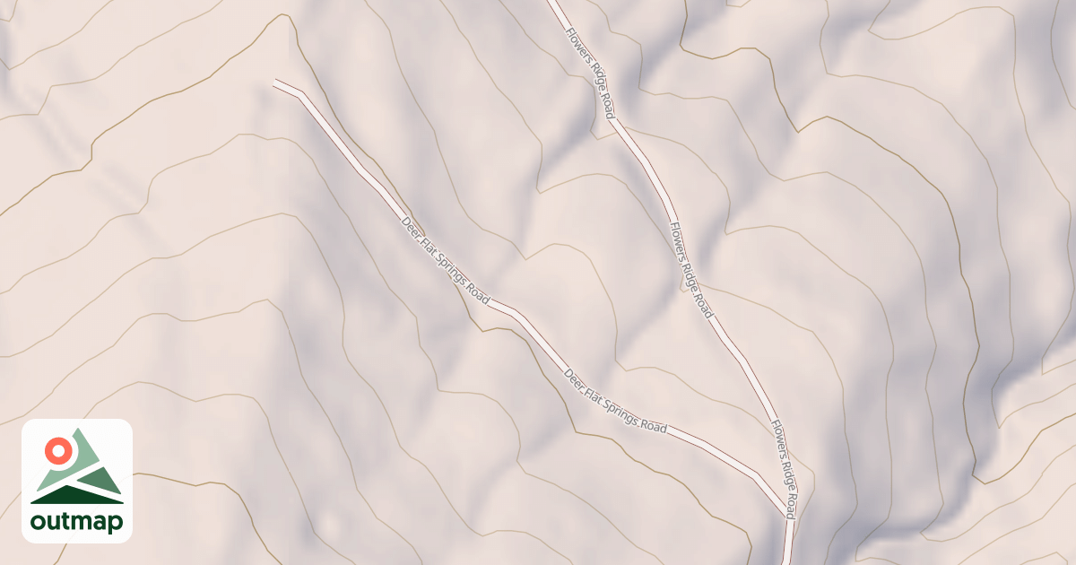 Map of DEER FLAT SPRINGS