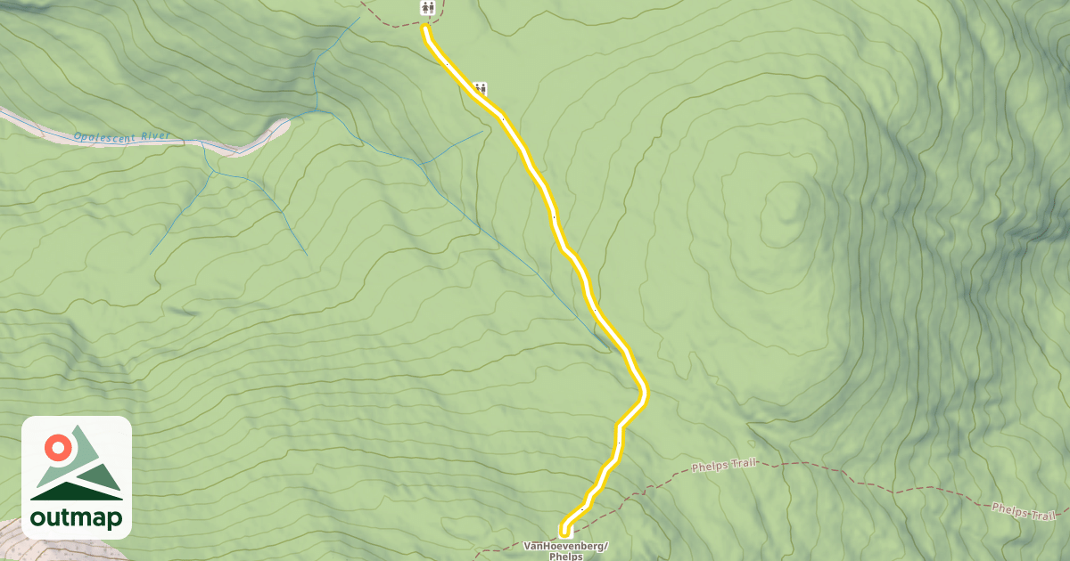Map of Van Hoevenberg Trail
