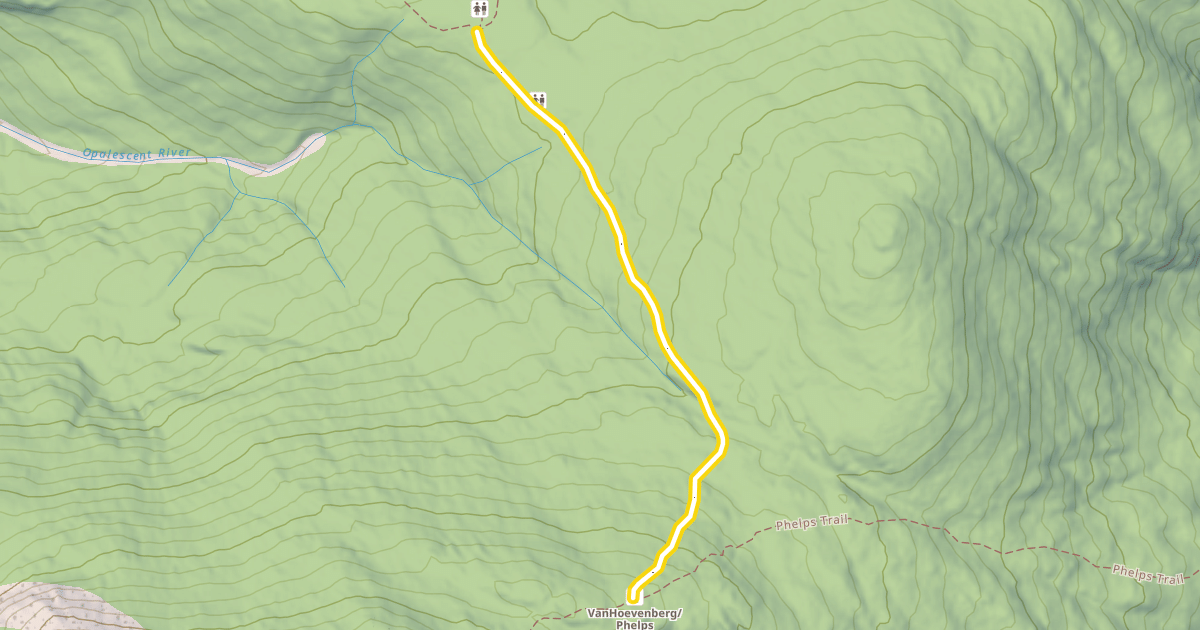 Map preview of Van Hoevenberg Trail