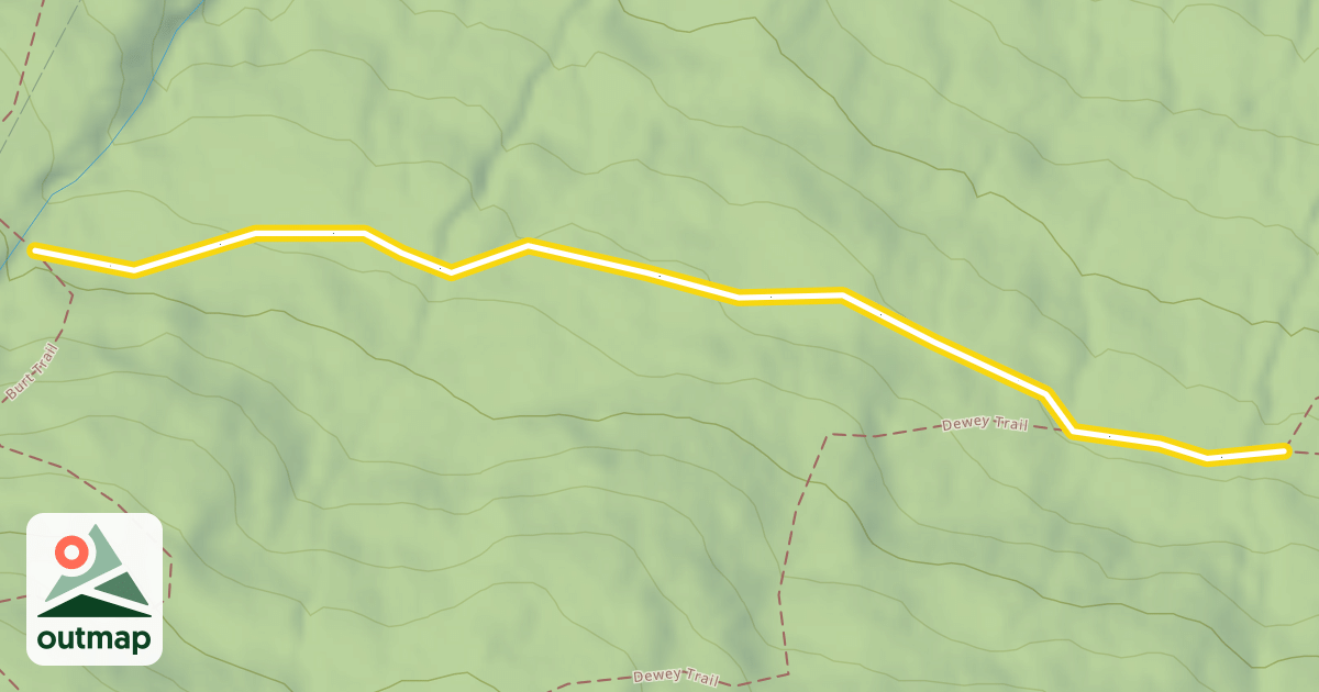 Map of Underhill Trail