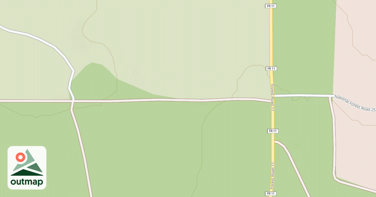 Map of USFS Motor Vehicle Use Map Roads {520E1182-50A0-41BF-B706-A5FCAF94B06E}