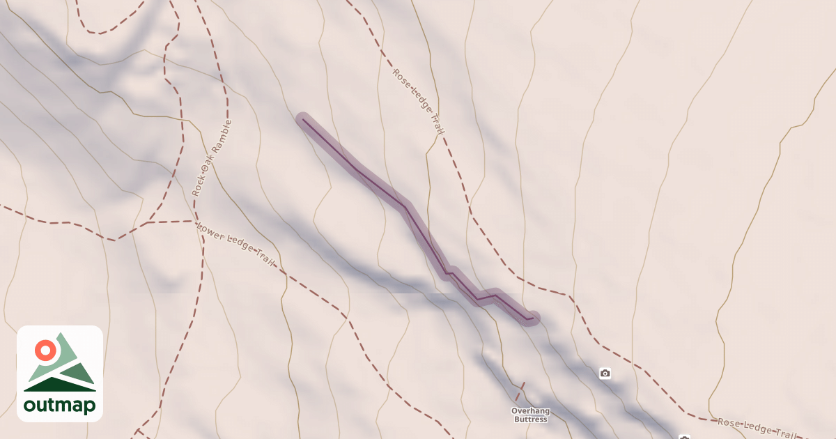 Map of Rose Ledge Upper Tier