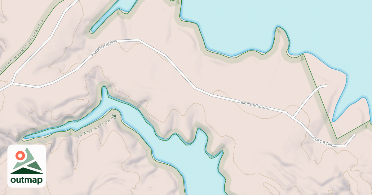Map of INDIAN MOUNDS