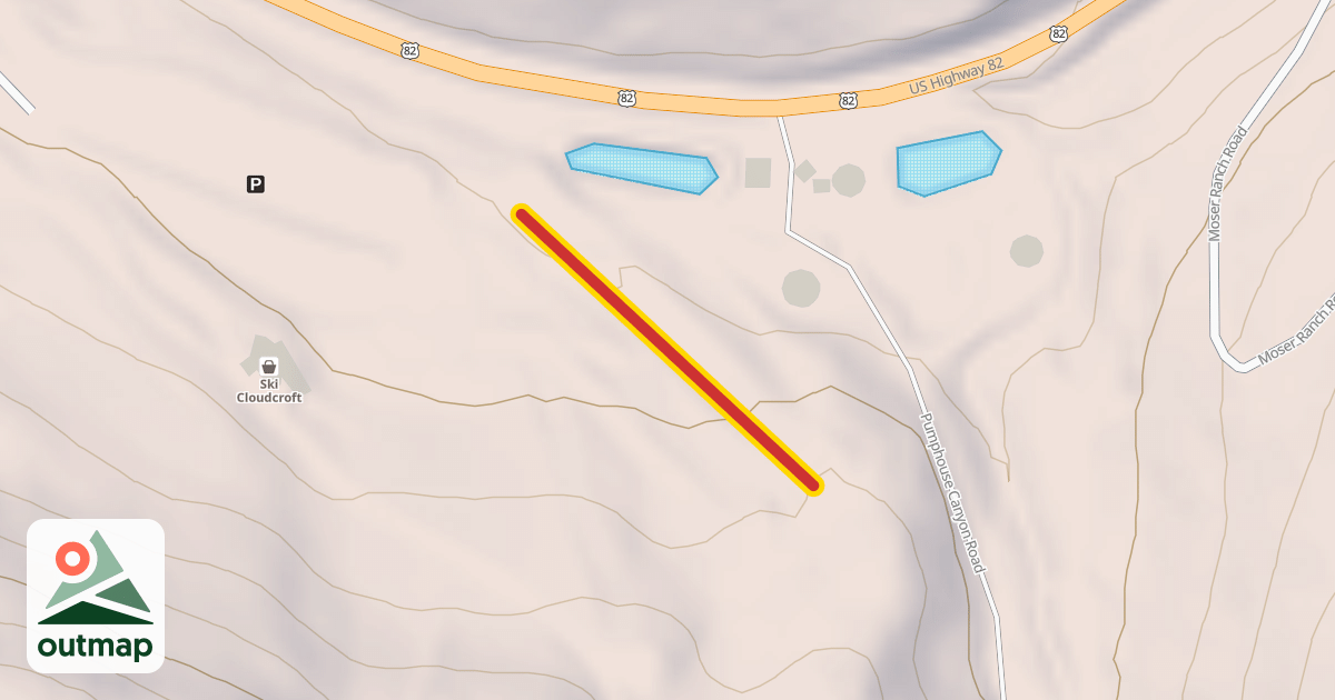 Map of Tubing Hill