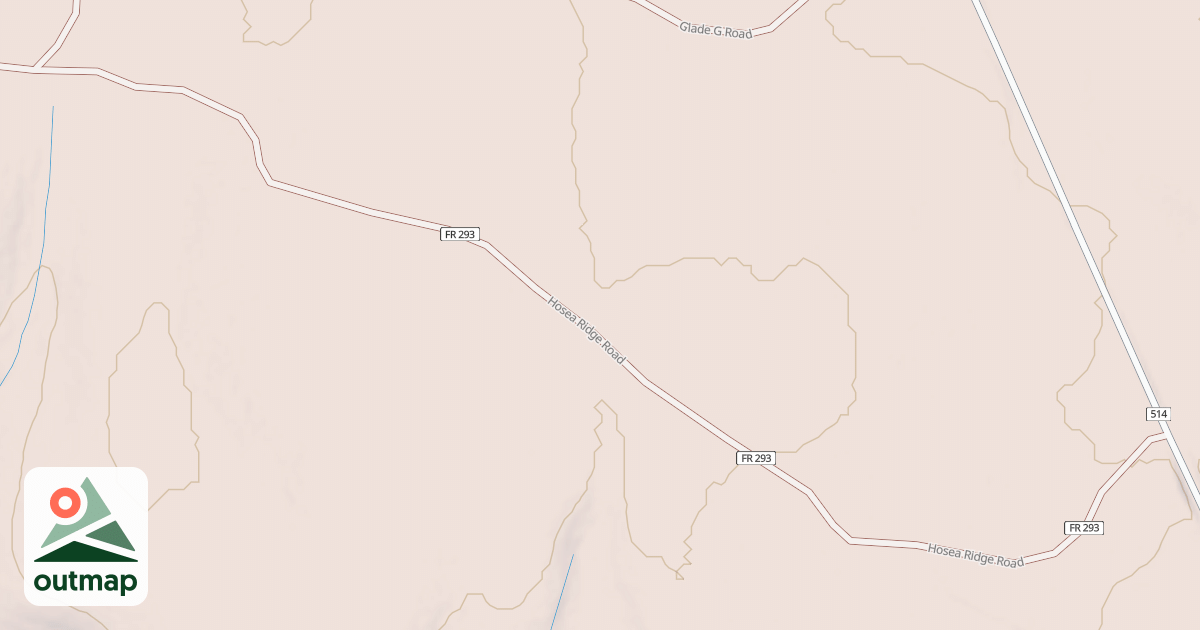 Map of HOSEA RIDGE