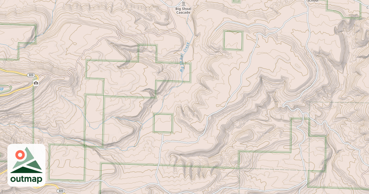 Map of Huckleberry Mtn. Loop-Apple