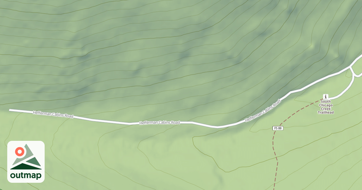 Map of HEFFERMAN CABINS
