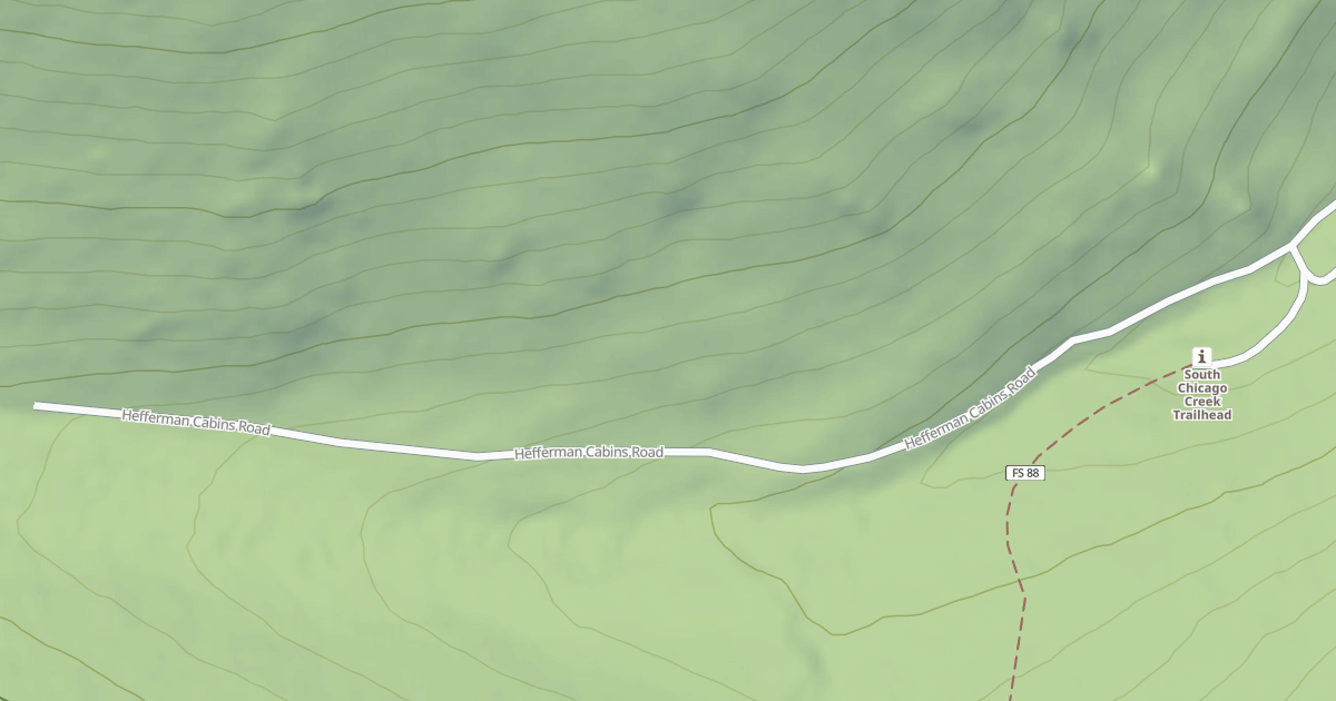 Map preview of HEFFERMAN CABINS