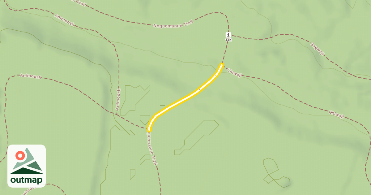 Map of Noquemanon Trail