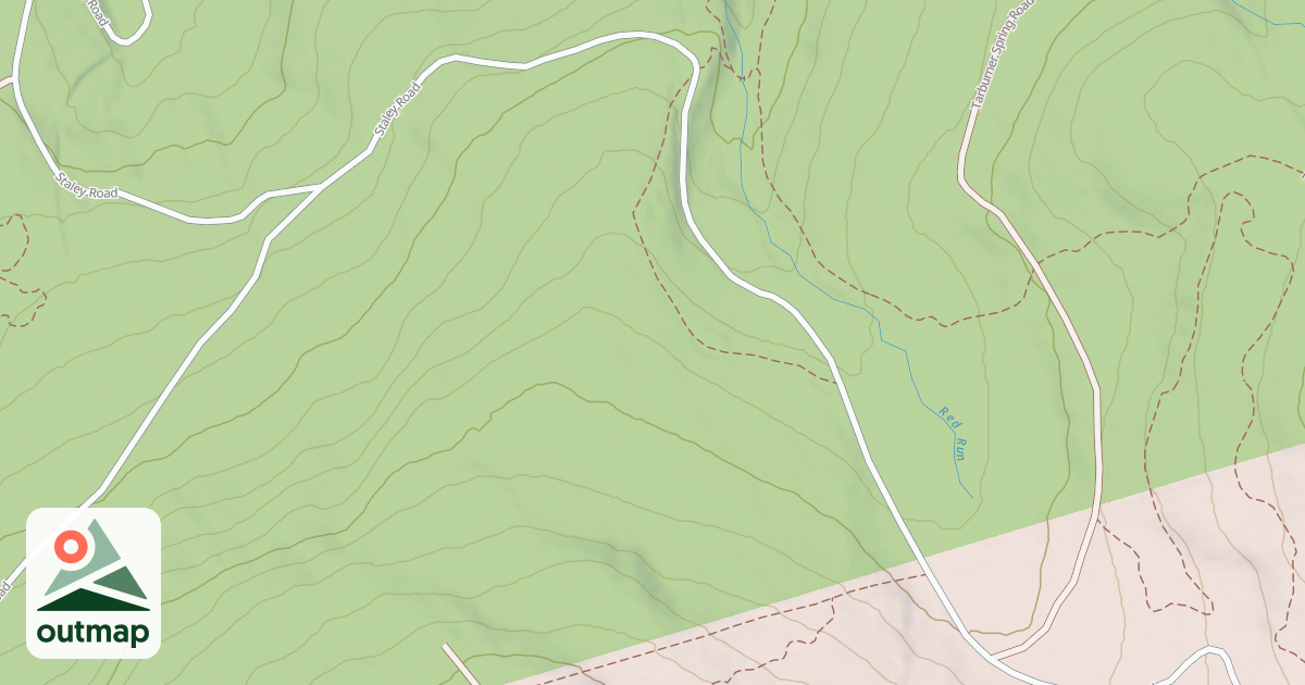 Map of Michaux State Forest – Snowmobile Trail System (Southern)