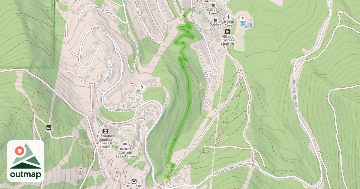 Map of Easy Rider