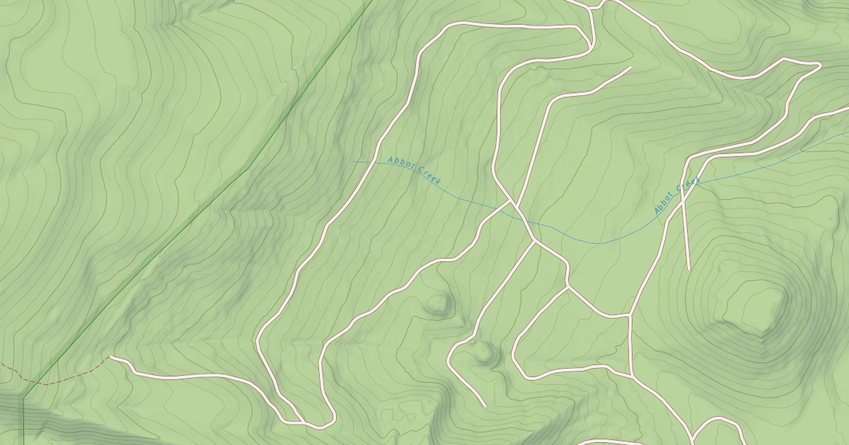 Map preview of USFS Motor Vehicle Use Map Roads {09E9F4A9-2FE0-449F-8058-16CABDE6B33D}