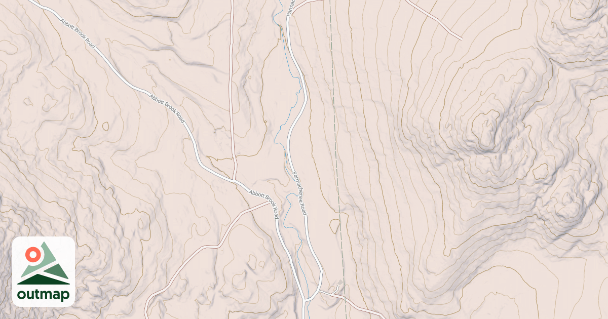 Map of Parmachenee Rd
