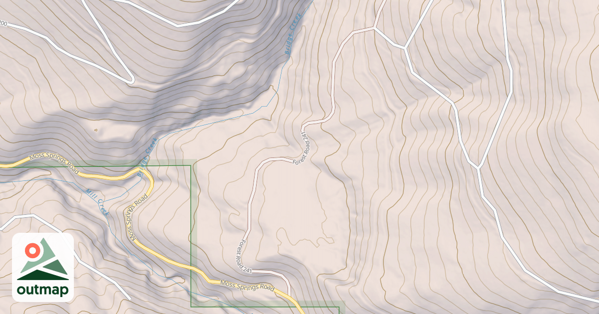 Map of USFS National Forest System Roads {BCE9C070-903C-4195-B921-3CB6B81B0CBD}