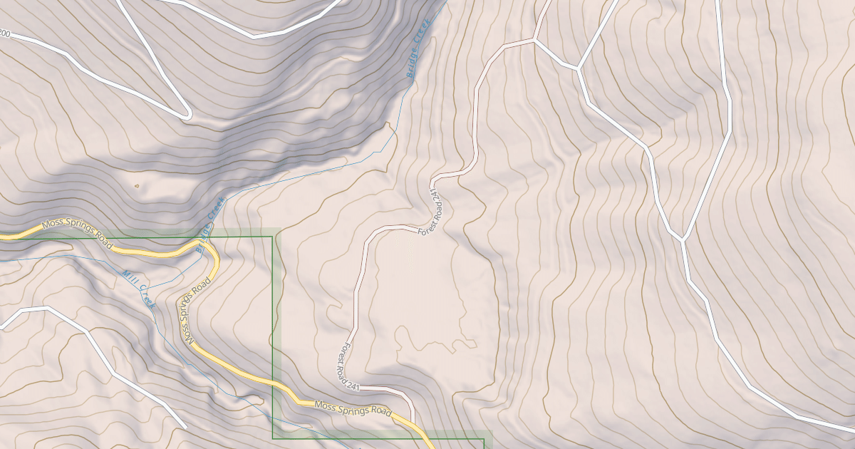 Map preview of USFS National Forest System Roads {BCE9C070-903C-4195-B921-3CB6B81B0CBD}