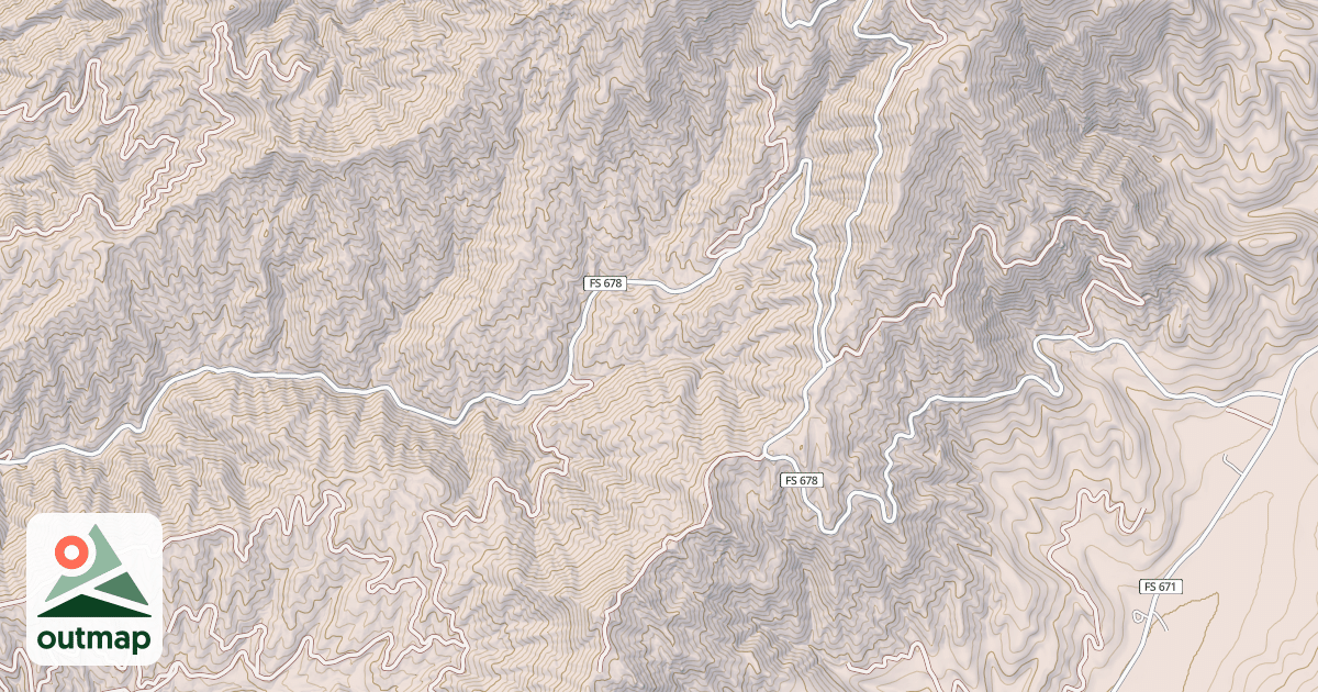 Map of BRIDGE CREEK