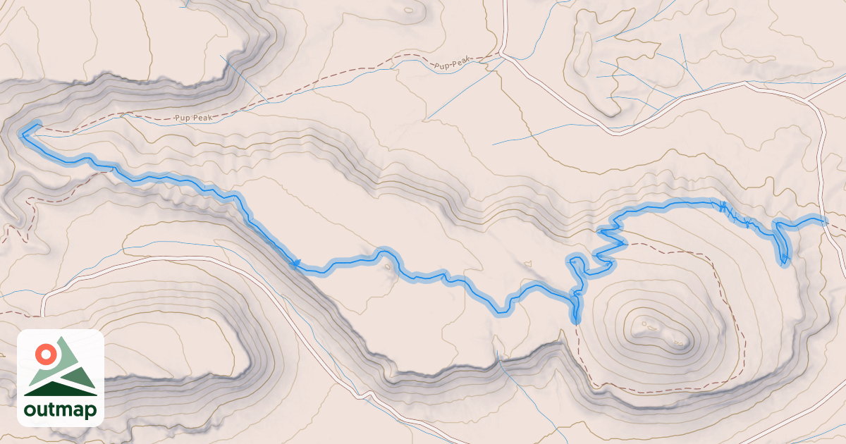 Map of Limekiln Peak