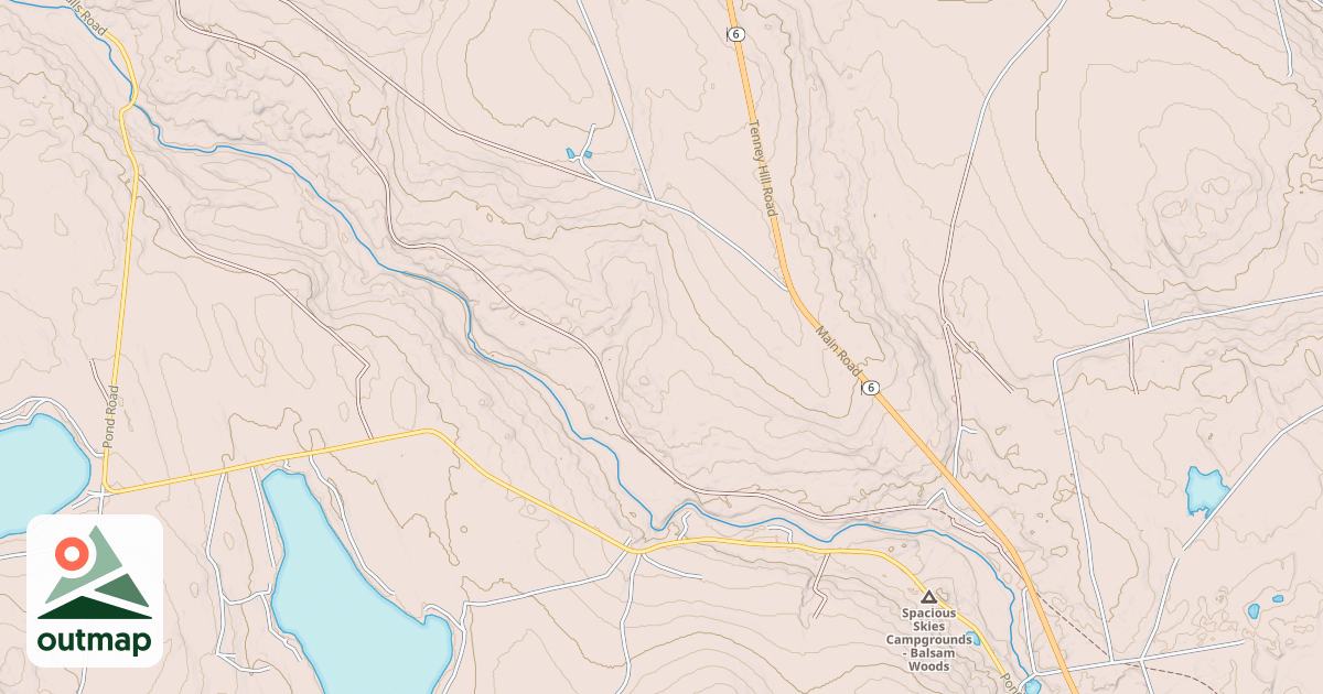Map of Maine Statewide ATV Trails 13
