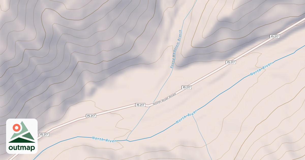 Map of ROUND MTN DISP CAMP