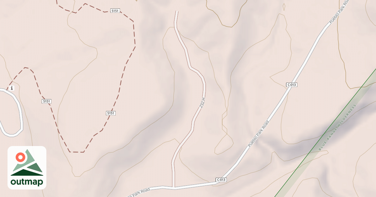 Map of 232 H