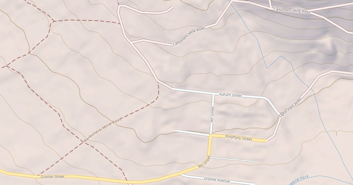 Map preview of CARBONERO MINE