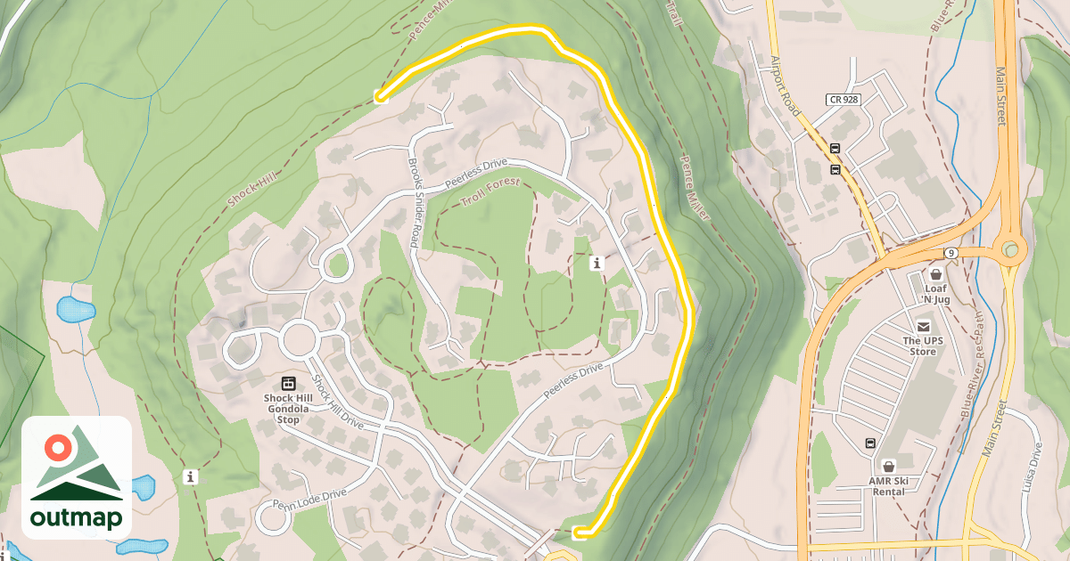 Map of Shock Hill