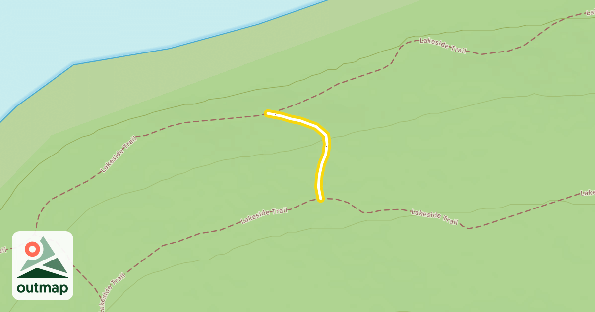 Map of Lakeside Trail