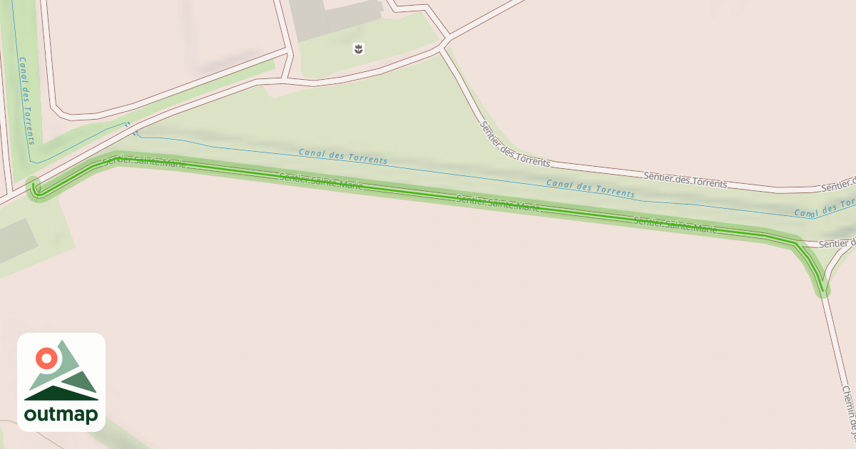 Map of Sentier Sainte-Marie