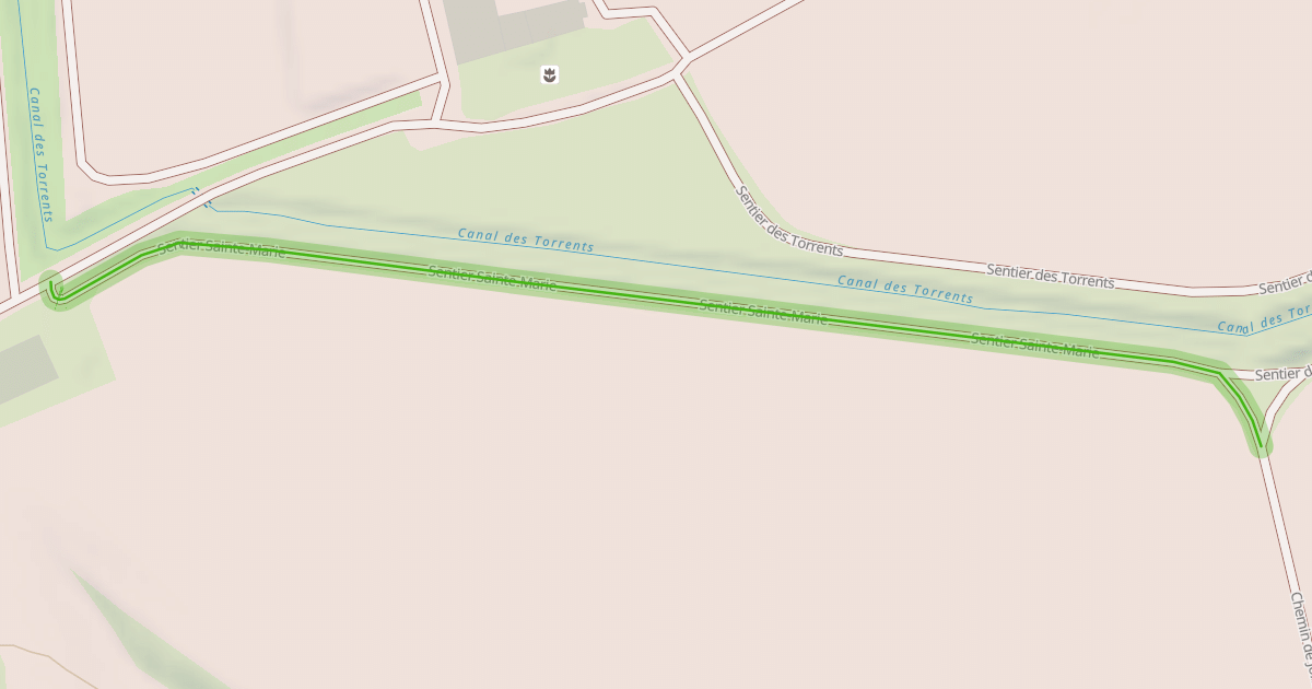 Map preview of Sentier Sainte-Marie