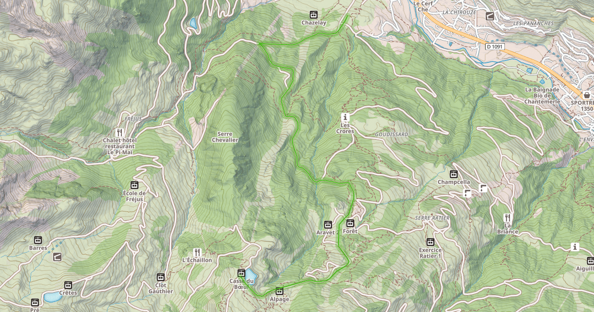 Map preview of Marteau