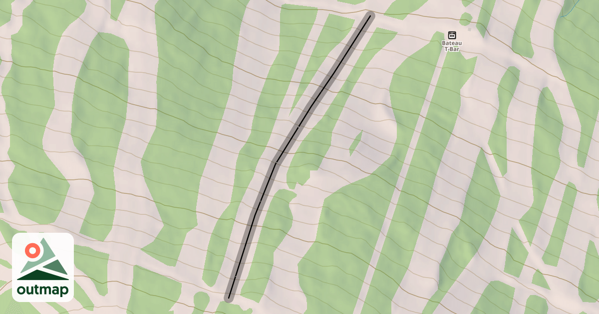 Map of Upper Competition Hill