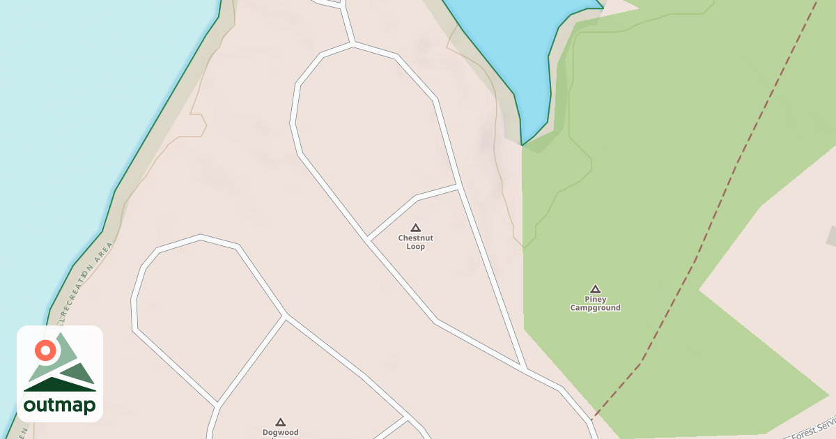 Map of P.C BATHOUSE C/SITES 6 & 7