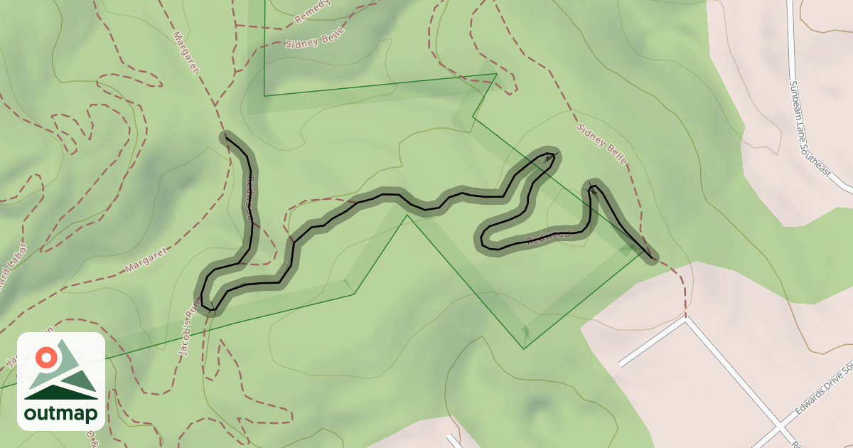 Map of Redwood