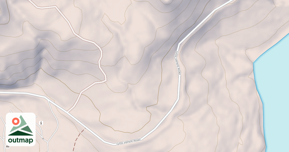 Map of GROS VENTRE