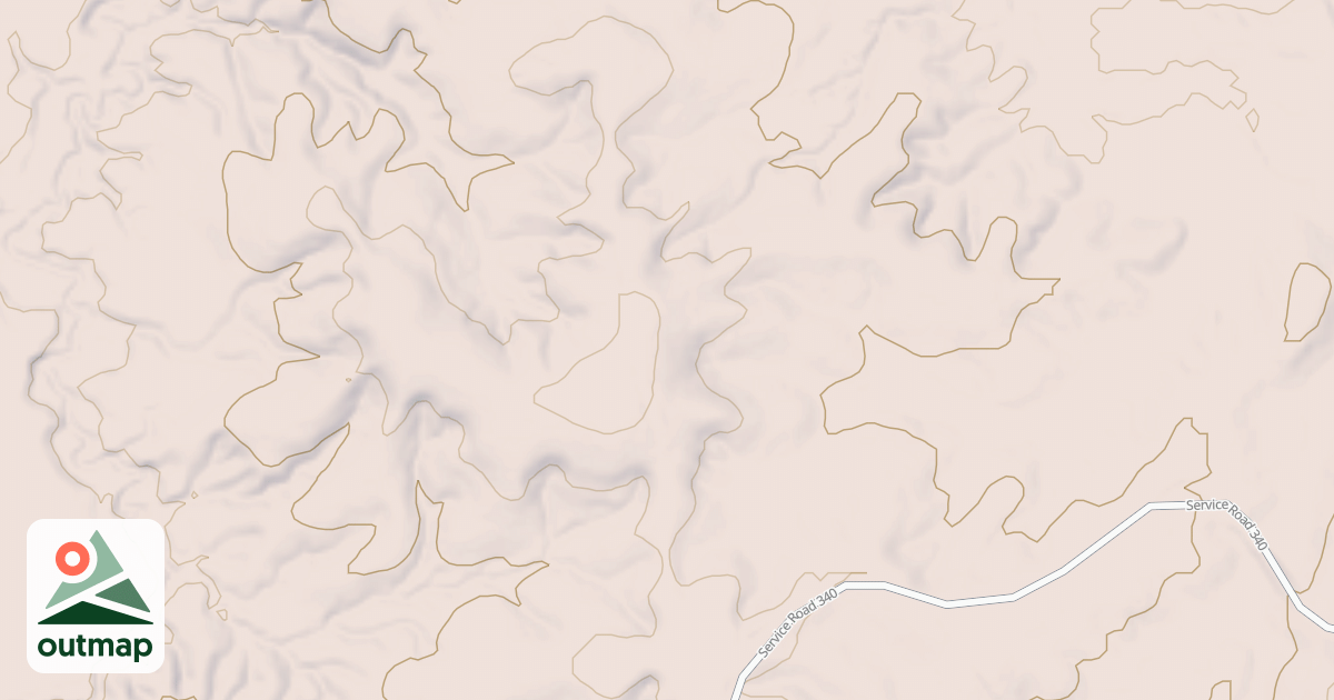 Map of USFS Motor Vehicle Use Map Roads {A878A46B-60F6-4411-9F92-767835954057}
