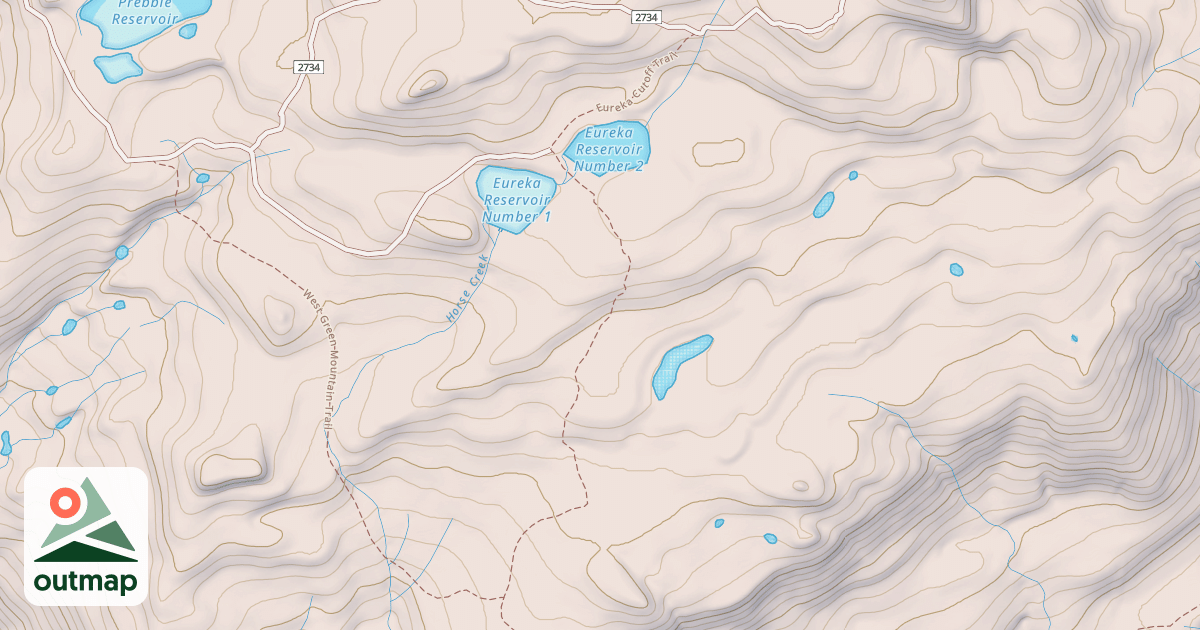 Map of USFS Motor Vehicle Use Map Trails 4045